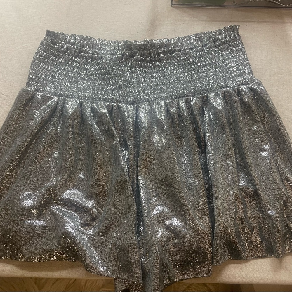 Indie Collection Adair Shorts - Grey/Shimmer